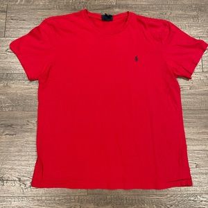 Men’s Large Vintage Red Polo Ralph Lauren T-Shirt